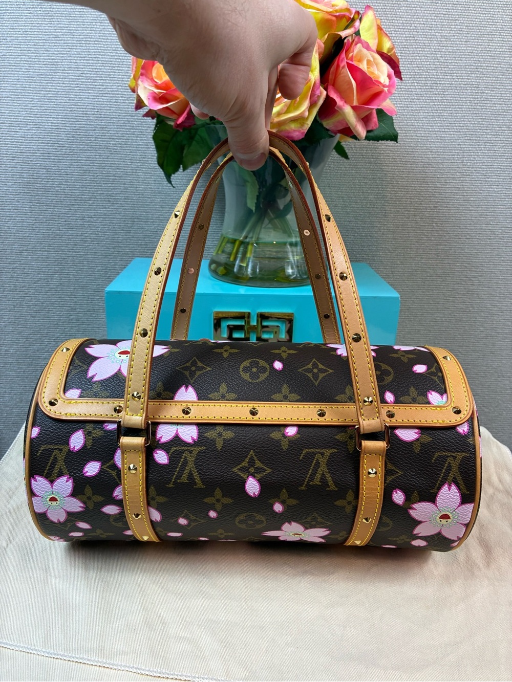 Louis Vuitton LV Murakami Cherry Blossom Papillon Bag - 2003 Fantastic Condition - Picture 4 of 16